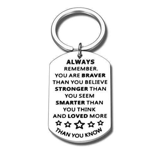 Keychain Inspirational Gift for Girl,Sister,Brother,Best,Friend,Daughter Son New